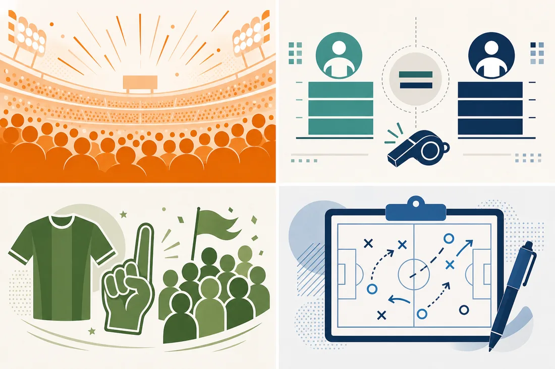 Editorial sports category map for choosing Wavelength prompts by fan behavior, skill, rivalry, and coaching themes